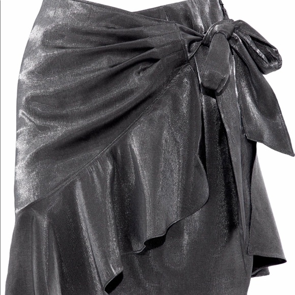 Cinq à sept metallic skirt - Picture 3 of 6